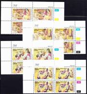 Bophuthatswana - 1985 - Easter Stamps - Control Blocks Full Set - Easter