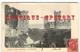 WALES - CYMRU - CONWAY CASTLE (INTERIOR) - Chateau Au Pays De Galles - Dos Scanné - Andere & Zonder Classificatie