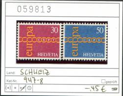 Schweiz - Suisse - Switzerland - Svizzera - Michel 947-948 - ** Mnh Neuf Postfris - Europa - 1971