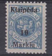 Memel MiNr. 129 I * (w517) - Memel (Klaipeda) 1923