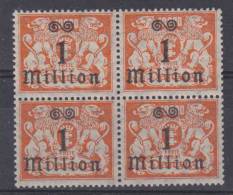 Danzig MiNr. 163 Viererblock ** (w530) - Mint