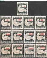 HUNGARY, 1946, Dove And Letter, Sc/Mi 760,763-67,769-70,772-4 / 919,921-25,927-28,930-32 - Nuevos