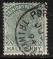 TRINIDAD    Scott #  68  F-VF USED - Trinidad & Tobago (...-1961)