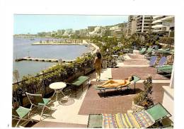 CSM :Palma De Mallorca : Hotel Costa Azul  : Terrasse , Mer , Immeubles ... - Mallorca