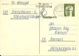 Deutschland 1971 Bremerhaven / Fischereihafen / Poisson Vis Fish - Postcards - Used