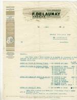 ANGERS  - Ets Horticoles Et Pépinières F. DELAUNAY .  A4  - - Agricoltura