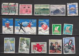 JAPON ° YT 15 TIMBRESN° 1026 1028 1031 1032 1038 1039 1040 1041 1042 1043 1049 1051 1046 1047 1053 - Used Stamps