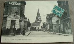 Duclair - La Rue De L'église - Café Du Passage - Tabac - Duclair