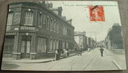 Sotteville - La Rue De Paris - Café Hotel De La Gare Verdure - Sotteville Les Rouen