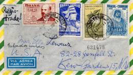 Brazil 1953 Cover Mailed To Jamaica - Briefe U. Dokumente