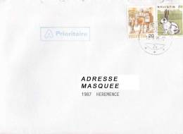 Lettre Circulée Affranchissement Correcte, Obli 11 09. 1996 De Vex Pour Hérémence Exc N° 2649 - Briefe U. Dokumente