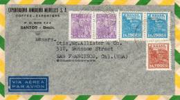 Brazil Old Cover Mailed To USA - Covers & Documents