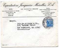 Brazil Old Cover Mailed To USA - Covers & Documents