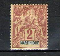 MARTINIQUE N° 32 NsG - Unused Stamps