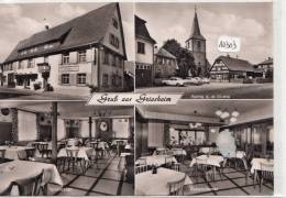 CPM GF-10303-Allemagne - Griesheim - Multivues Gasthof Adler  ( Traces De Collage Album Au Recto Et Verso )-Envoi Gratui - Offenburg