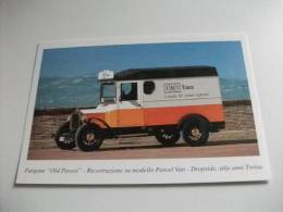 Furgone Old Pavesi Ricostruzione Su Modello Parcel Van Dropside Stile Anni Trente  Tnt Traco  Corriere Espresso - Camion, Tir