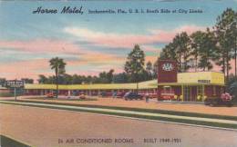 Florida Jacksonville Horne Motel U S 1 South Side At City Limits - Jacksonville