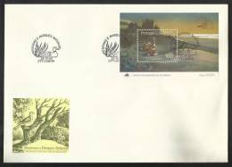 Portugal Réserves Et Parcs1985 FDC Avec Bloc Lapin Portugal 1985 Rabbit Reserves And Parks S/s FDC - Lapins