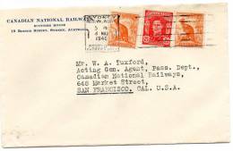 Australia 1946 Cover Mailed To USA - Lettres & Documents