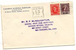 Australia 1945 Cover Mailed To USA - Cartas & Documentos