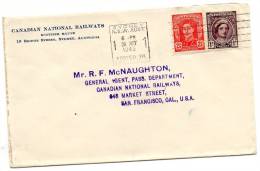 Australia 1945 Cover Mailed To USA - Brieven En Documenten