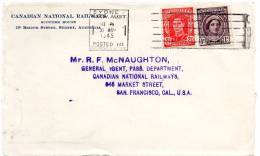 Australia 1945 Cover Mailed To USA - Brieven En Documenten