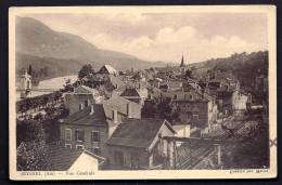 CPA ANCIENNE- FRANCE- SEYSSEL (01)- VUE GENERALE EN GROS PLAN- VOIE FERRÉE- PONT SUSPENDU - Seyssel