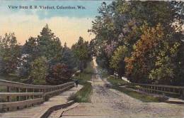 Wisconsin Columbus View From Railroad Viaduct - Andere & Zonder Classificatie