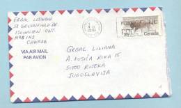 Canada-Ontario To Fiume-cover-air Mail-1981 - Briefe U. Dokumente