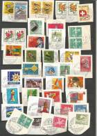 Schweiz Helvetia Suisse 75 Gebrauchte Briefmarken Used Stamps 4 Scans - Sammlungen