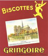 Buvard Biscottes Gringoire   Notre Dame - Biscottes