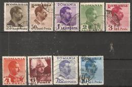 Romania 1935-40  King Karl II  (o) - Used Stamps