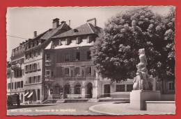 N713 Le Locle Monument De La République, RAUSS Vins, Cigares Tabacs. Non Circulé. Sartori 1675 - Le Locle