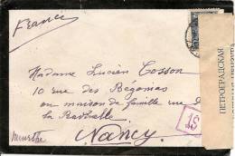 Russie ( Lettre De Fair-part En Censure De 1916 Vers La France à Voir) - Covers & Documents