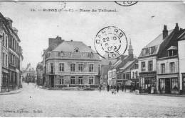 62  SAINT POL SUR TERNOISE   PAS DE CALAIS  -  PLACE  TRIBUNAL  -  CPA  N/B  9x14 BE - Saint Pol Sur Ternoise