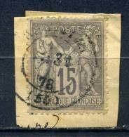 SAGE Oblitéré Non Identifié Départ 0,10e       (68) - 1876-1878 Sage (Type I)