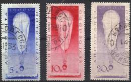 RUSSIA - 1933 Balloon Set Of 3. Scott C37-9. Used - Used Stamps