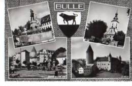 Bulle Suisse Switzerland Multivue Wappen Monument Chenaux De L'Abbe Bovet Sw Um 1960 - Bulle