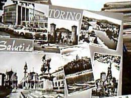 TORINO  SALUTI E VEDUTE AUTO CAR V1961  EE14276 - Panoramische Zichten, Meerdere Zichten