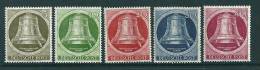 Germany-Berlin 1951 SG B82-86 Clapper At Right MNH** - Unused Stamps