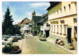 AK Bühlertal, Kreis Rastatt, Schwarzwald, Baden-Württemberg, Hotel "Grüner Baum", Automobile VW-Käfer Autos Oldtimer - Bühlertal