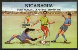 Nicaragua 1982 World Cup Football Soccer Sport Players M/s Cancelled ++ 1490 - Rugby