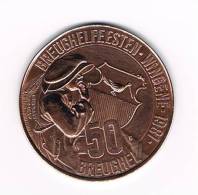0+ WINGENE   50 BREUGHEL  1981 - Gemeentepenningen