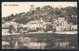 AK Ober- Und Unter-Dun 1917, Meuse, Frankreich, France, Dun Sur Meuse, Feldpost, Fieldpost Nach Diez An Der Lahn - Dun Sur Meuse