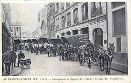 Themes Div-ref E307-au Planteur De Caiffa Paris -chargement Et Depart Des Voitures Service Des Expeditions    - - Magasins