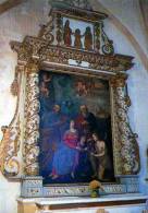 83  SIX FOURS Collegiale St Pierre La Ste Famille Peinture Sur Toile 17°s St Joachim La Vierge Et St Joseph - Salernes