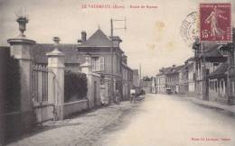 CPA LE VAUDREUIL EURE ROUTE DE ROUEN 1932 - Le Vaudreuil