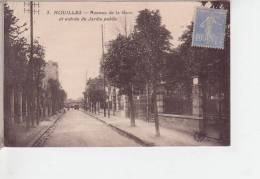 78.088/ HOUILLES - Avenue De La Gare Et Entrée Du Jardin Public - Houilles