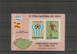 Coupe Du Monde En Argentine -1978 ( BF Privé Xxx -MNH- D'Espagne à Voir) - 1978 – Argentine