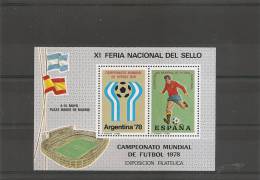 Coupe Du Monde En Argentine-1978 ( BF Privé Xxx -MNH- D'Espagne à Voir) - 1978 – Argentine